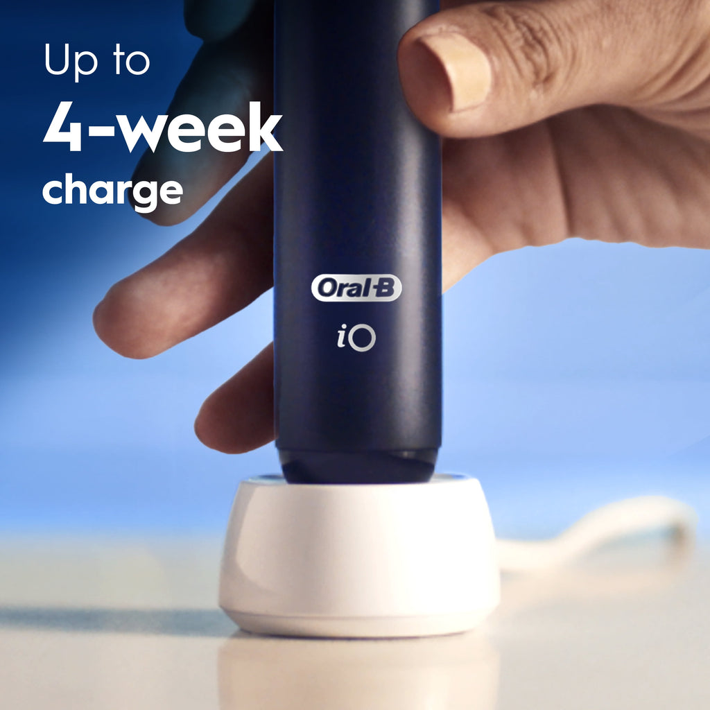 Toothbrush, iO Series 2 Rechargeable Electric Toothbrush for &amp; Kids 3+, Night Black, 1 Gentle Care Brush Head