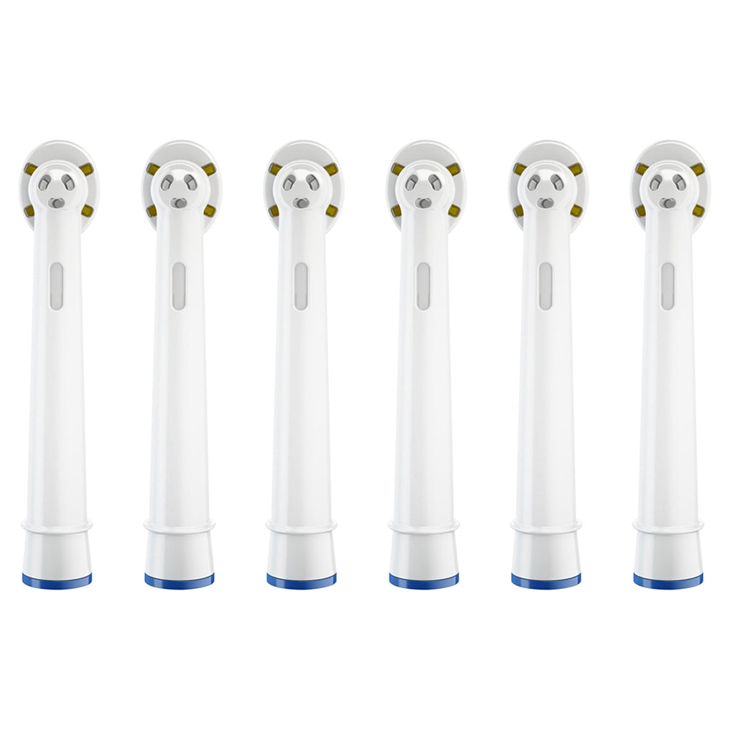 Toothbrush Heads, FlossActionX X-Filament Replacement Brush Heads, 6 Count