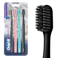 Toothbrush Pro Whitening Brilliance, Extra Soft, Black, C, and Teal, 4 Count