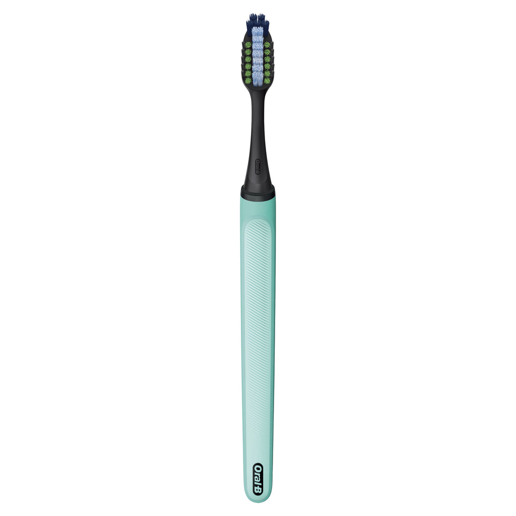 Clic Starter Kit Teal Toothbrush, Whitening Medium Brush Head, Adults and Children 3+