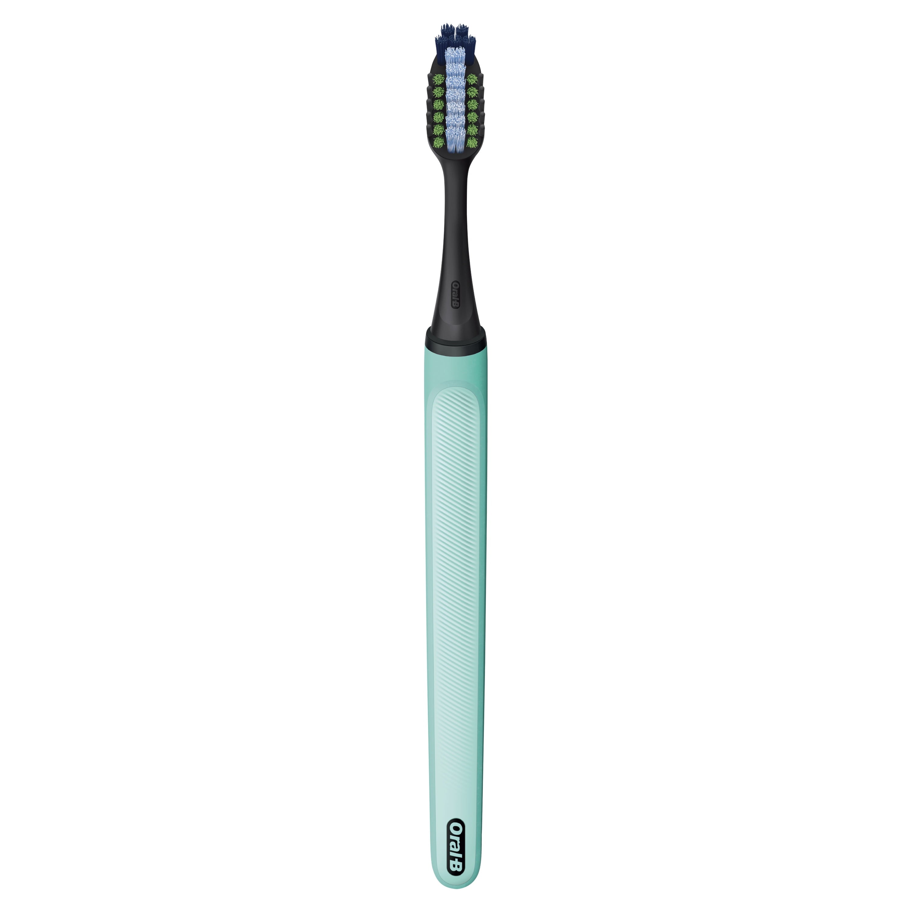 Clic Starter Kit Teal Toothbrush, Whitening Medium Brush Head, Adults and Children 3+