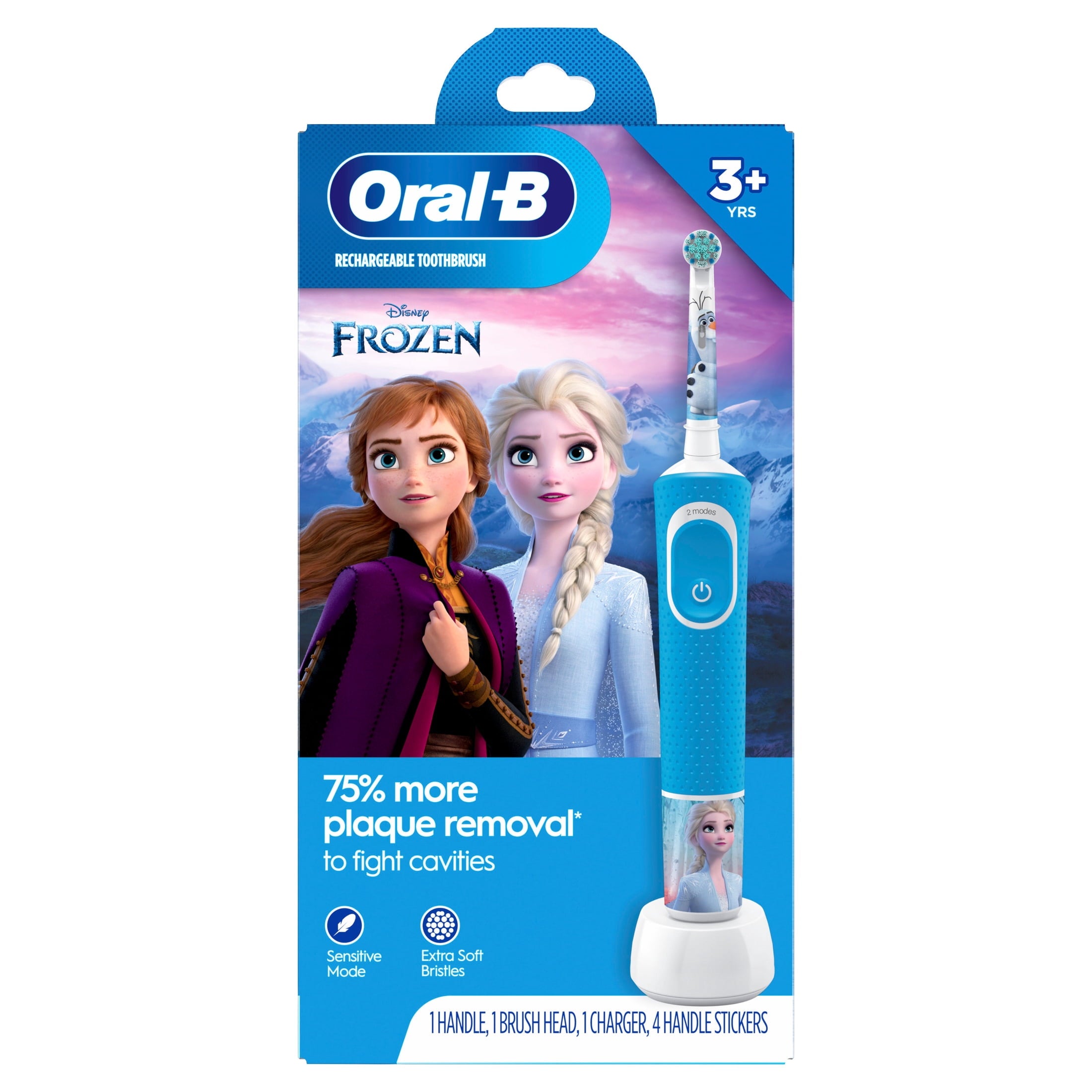 Kids Electric Toothbrush featuring Frozen, for Kids 3+