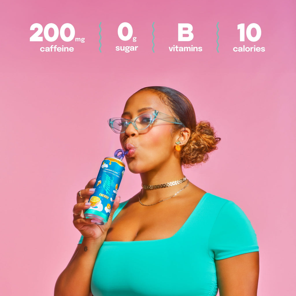 Sugar Free Energy Drink, Dream Float, 12 fl oz, Can, 200mg Caffeine