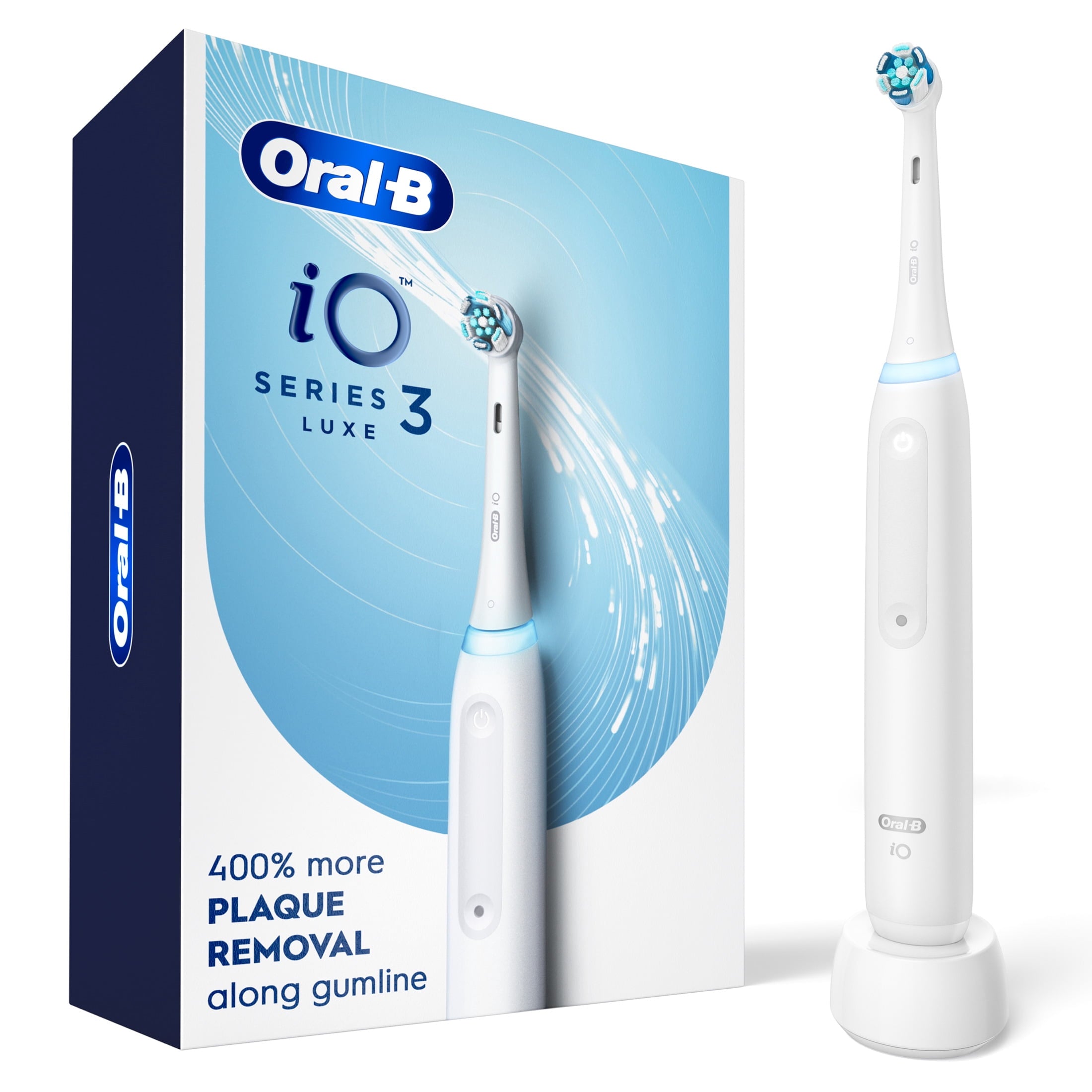 Toothbrush, iO3 Luxe Electric Toothbrush (1) and (1) Charger for Children &amp; Adults 3+