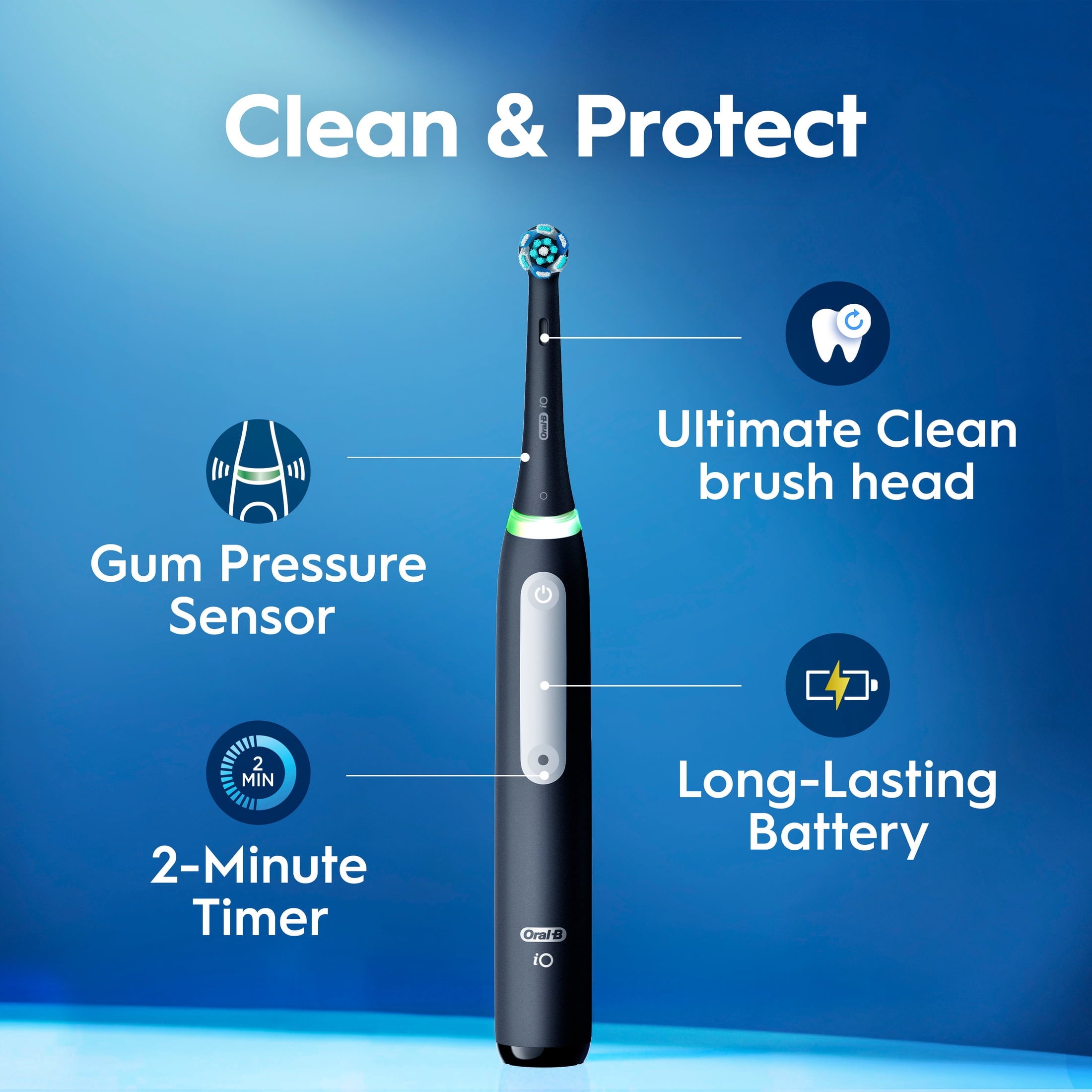 Toothbrush, iO3 Luxe Electric Toothbrush (1) and (1) Charger for Children &amp; Adults 3+