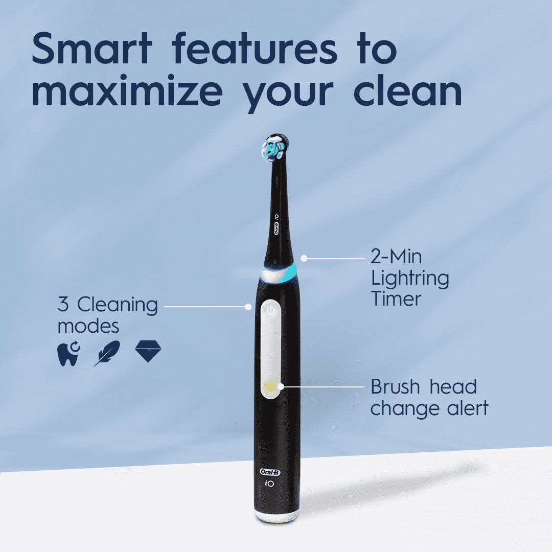 Toothbrush, iO3 Luxe Electric Toothbrush (1) and (1) Charger for Children &amp; Adults 3+