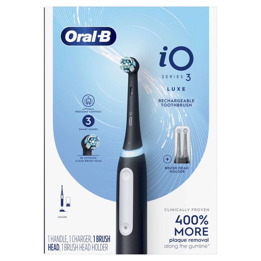 Toothbrush, iO3 Luxe Electric Toothbrush (1) and (1) Charger for Children &amp; Adults 3+