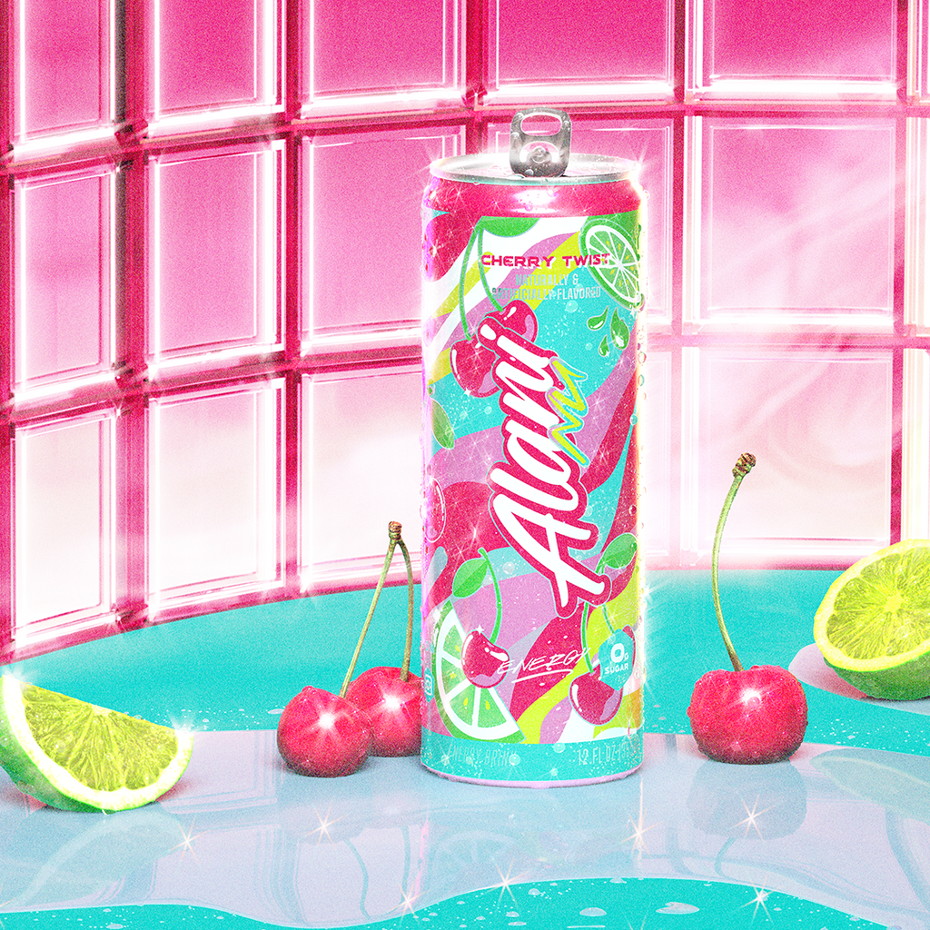 Energy Drink, Cherry Twist Limited Time Only, 12 fl oz (Single Can)-Pack Of 2