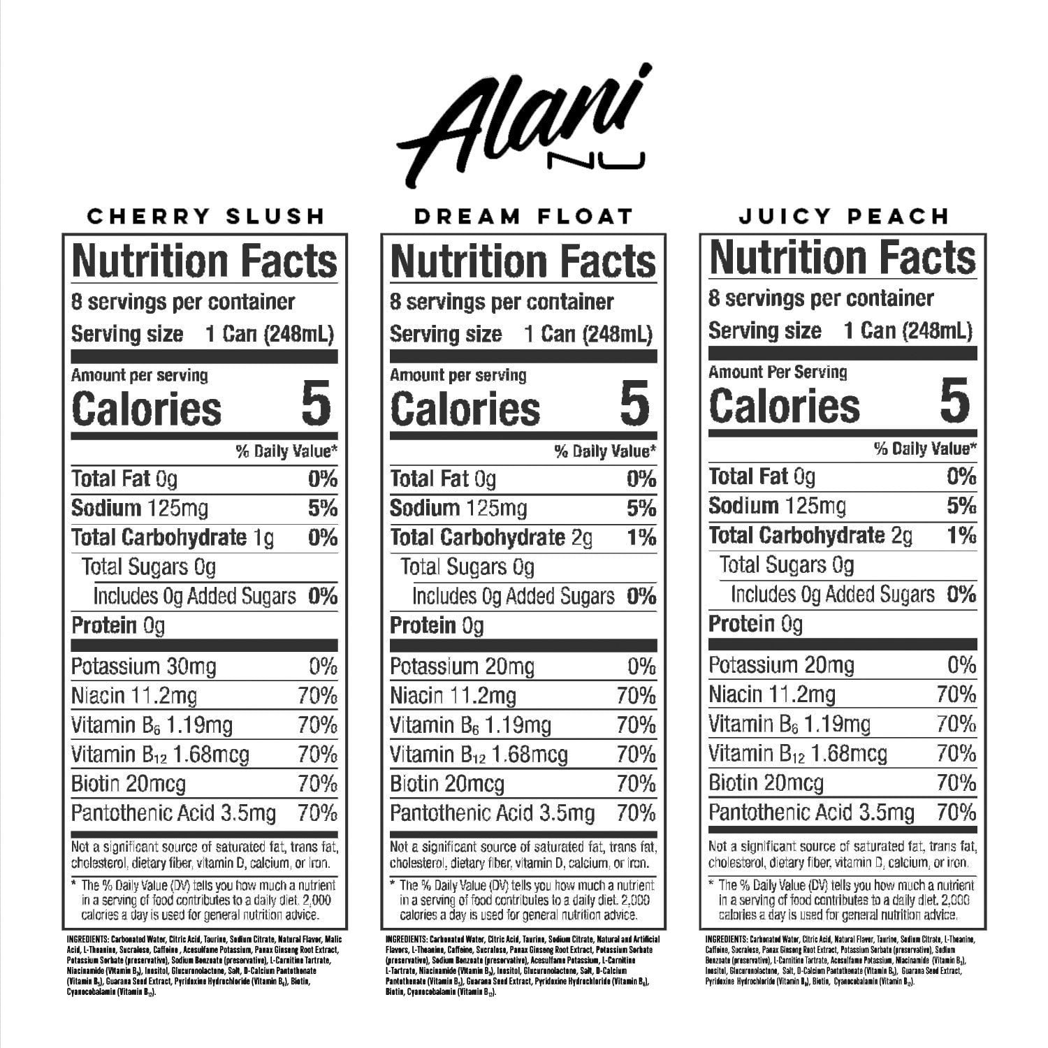 Energy Mini's, Variety Pack, 8.4 Fluid Ounce (Pack of 24)