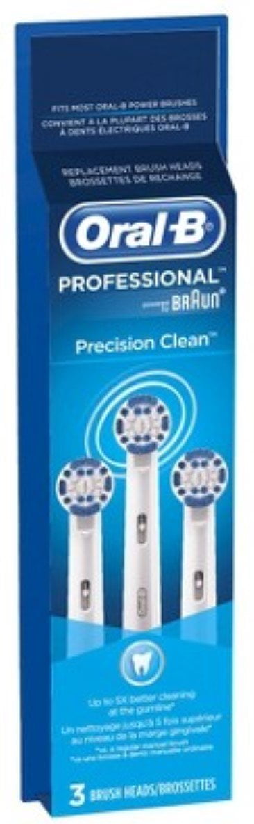 Precision Clean Replacement Brushheads 3 Ea (Pack of 6)