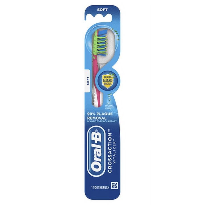 CrossAction Vitalizer Toothbrush, Soft, 1 Count