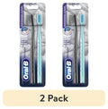 (2 pack)  Toothbrush Pro Whitening Brilliance, Extra Soft, Black and Teal, 2 Count