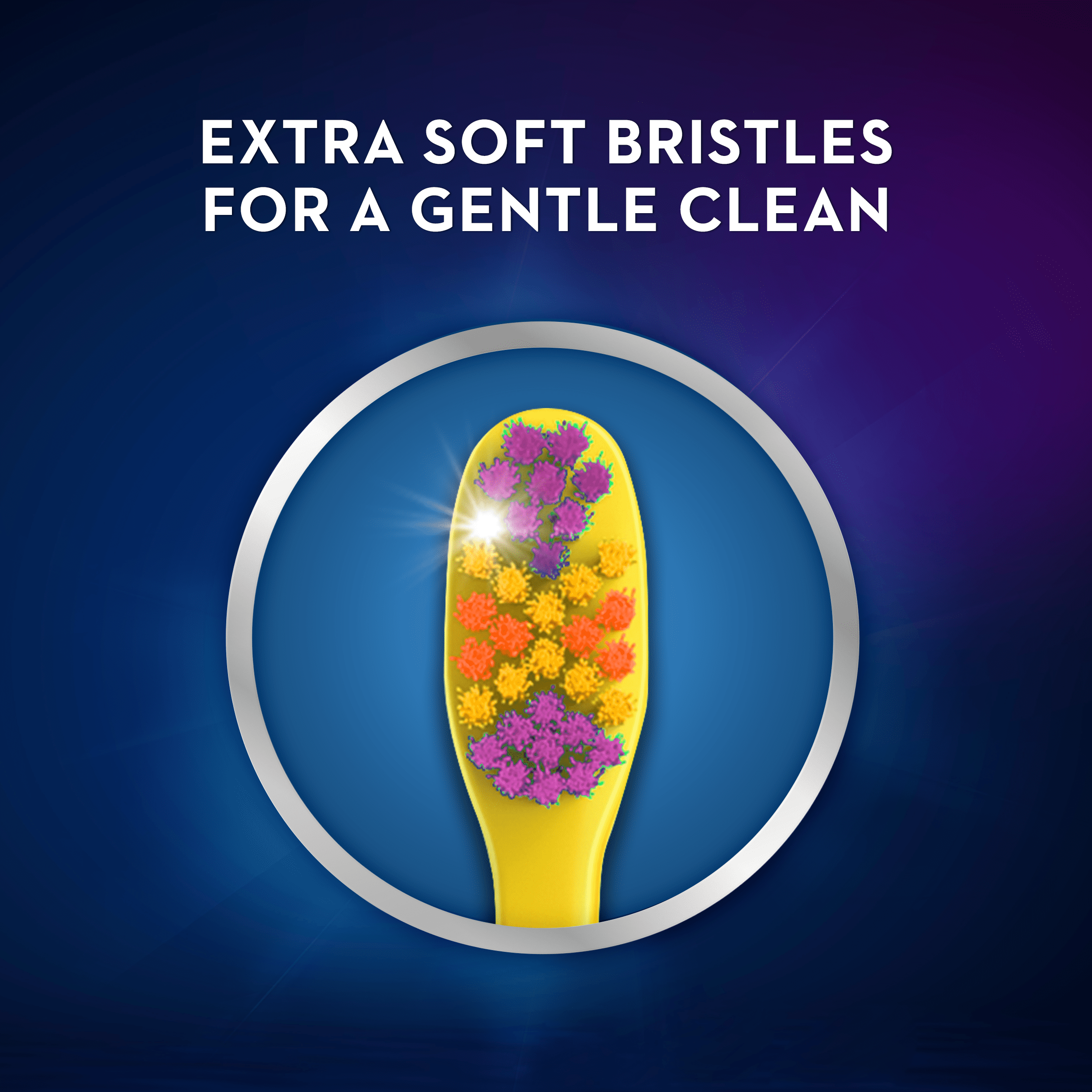 Kids Toothbrush with Space Designs, Extra Soft Bristles, 4 Pack, for Ages 2+