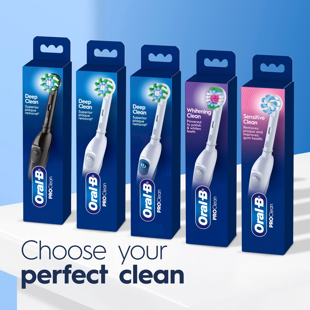 Toothbrush, Pro 100 Gum Care, Battery Powered Toothbrush, White