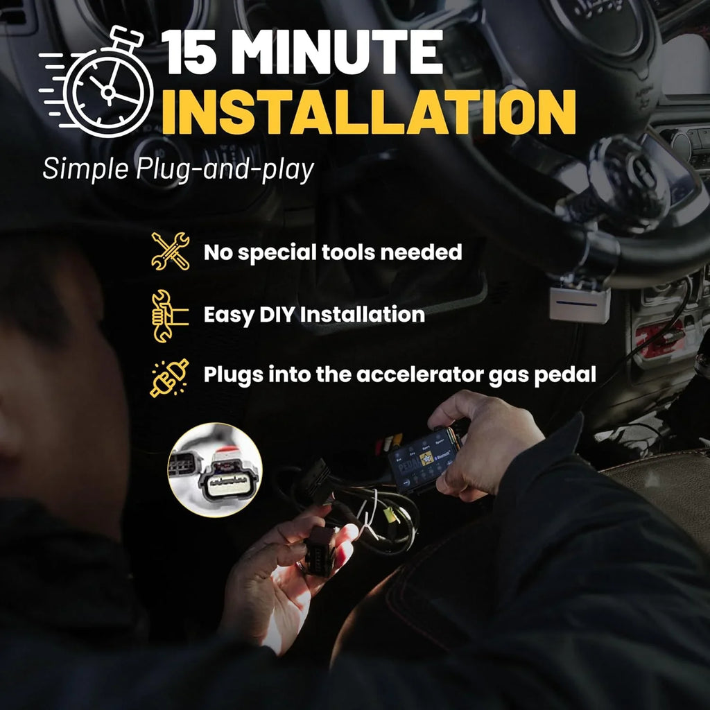Board Commander Throttle Response Controller - Suitable for sporty, sport-enhanced, off-road, Robinson, 3.0-liter diesel, 3.6-liter gasoline, Jeep Grandview off-road modification kit, and all-terrain upgrade products.