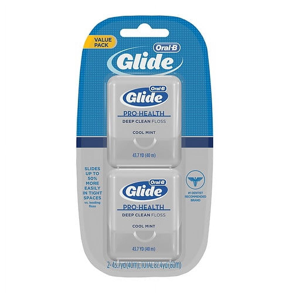 Glide Pro- Health Deep Clean Floss, Cool Mint Flavour - 80 Mtr, 3 Pack