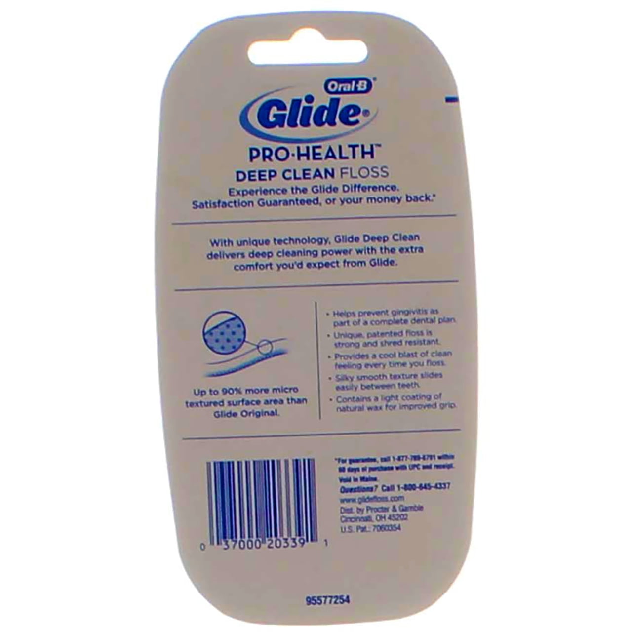 Glide Pro- Health Deep Clean Floss, Cool Mint Flavour - 80 Mtr, 3 Pack
