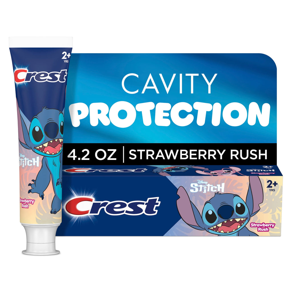 Lilo &amp; Stitch Battery Toothbrush and Crest Stitch Toothpaste Bundle