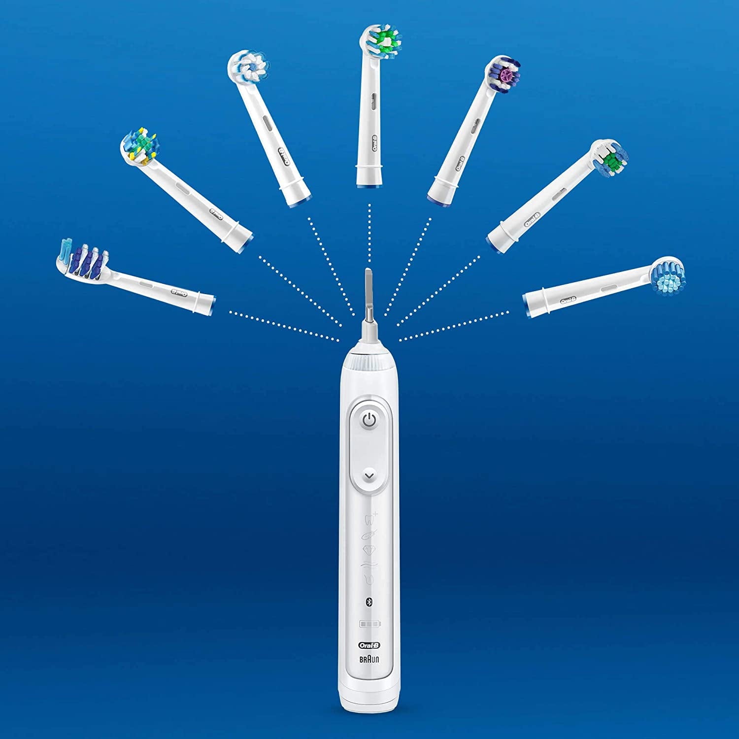 Braun  Precision Clean Electric Toothbrush Replacement Heads, 4 Count, White