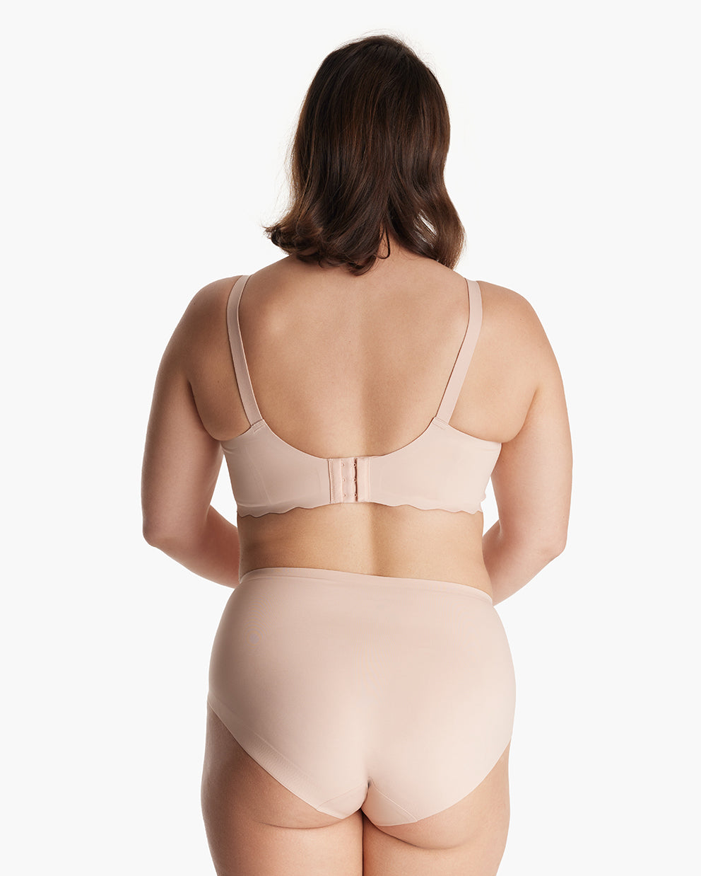 Jelly Strip - Seamless Push up Nursing Bra - Oyster Pink