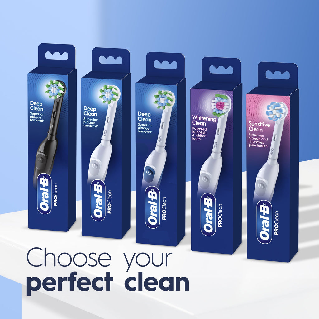 Pro 100 3D White, Battery Toothbrush, White