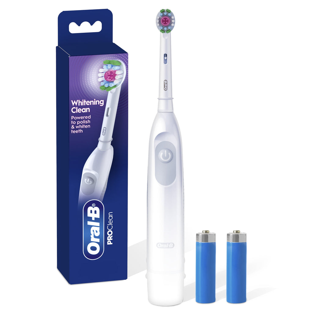 Pro 100 3D White, Battery Toothbrush, White