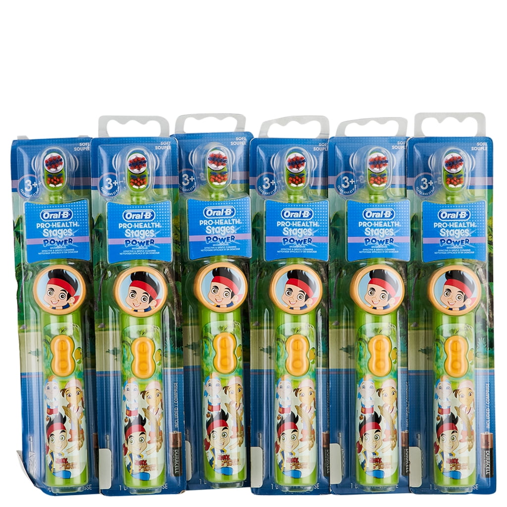 Pro Health Stages Power Kids ToothBrush Jake &amp; The Neverland Pirates 6 Ct