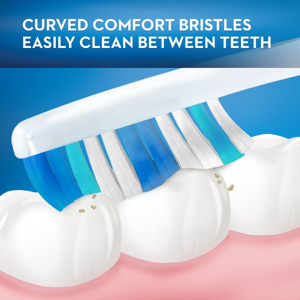 Healthy Clean and Gentle Toothbrush, Medium, 6 ct