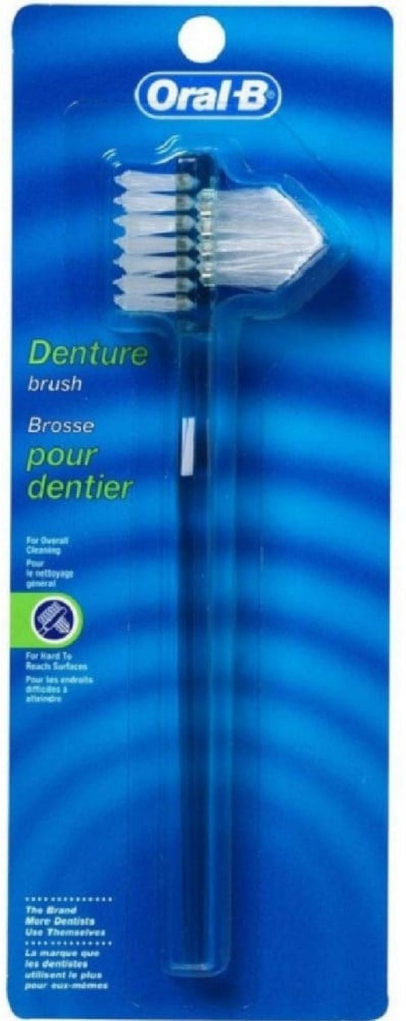 4 Pack -  Denture Brush Dual Head 1 Each