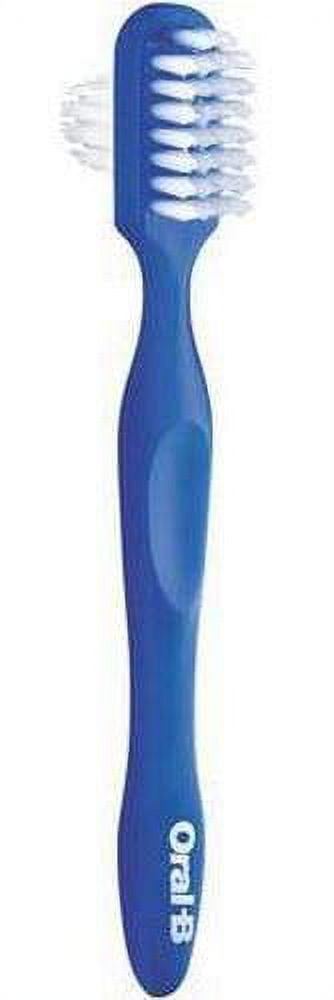 4 Pack -  Denture Brush Dual Head 1 Each