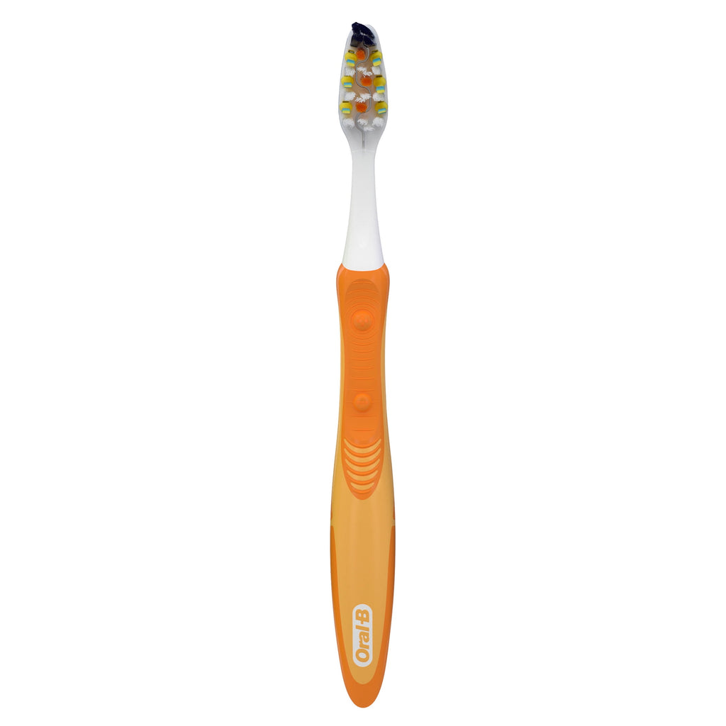 Toothbrush, Vibrating Pulsar Battery Toothbrush, Medium, 1 Count, Adults and Children 3+