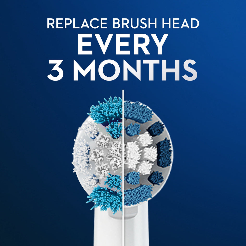 Toothbrush Heads, PrecisionCleanX X-Filament Replacement Brush Heads, 6 Count