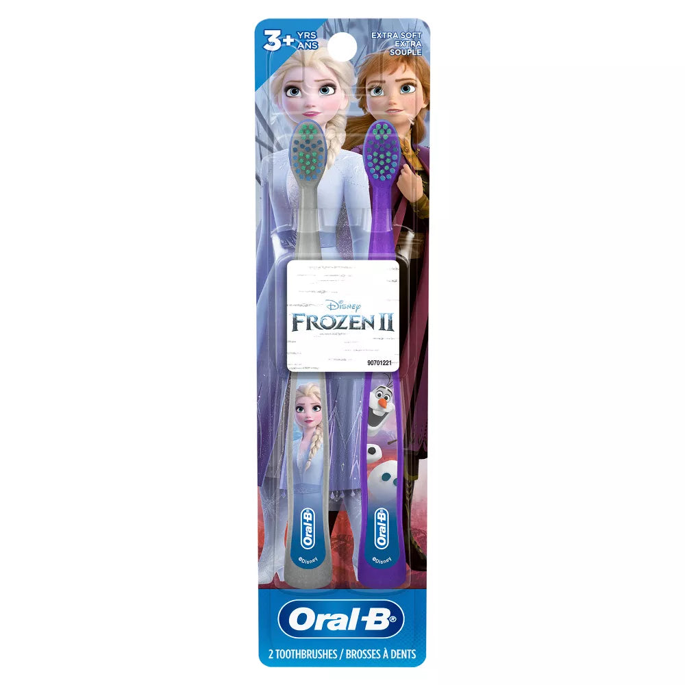 Kids Manual Toothbrushes Disneys Frozen Characters, Assorted, 2 Ea..