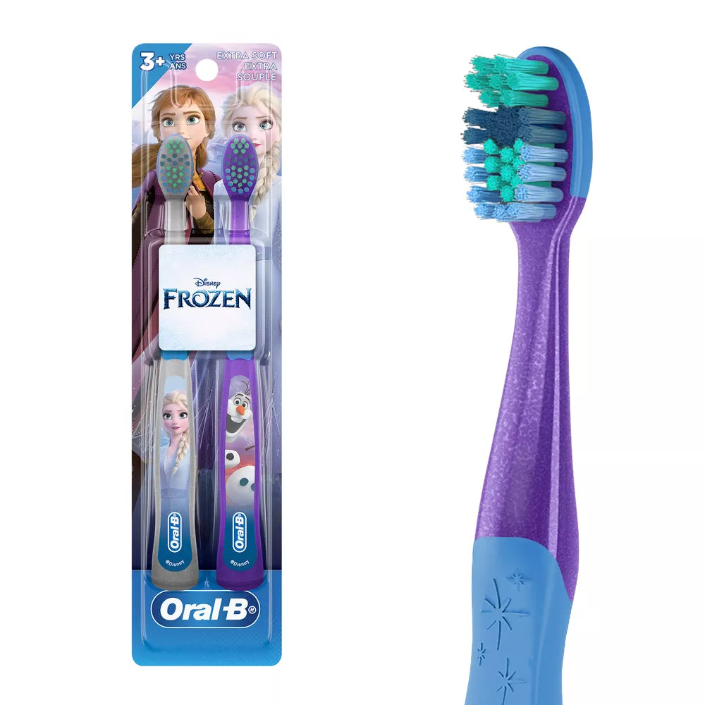 Kids Manual Toothbrushes Disneys Frozen Characters, Assorted, 2 Ea..