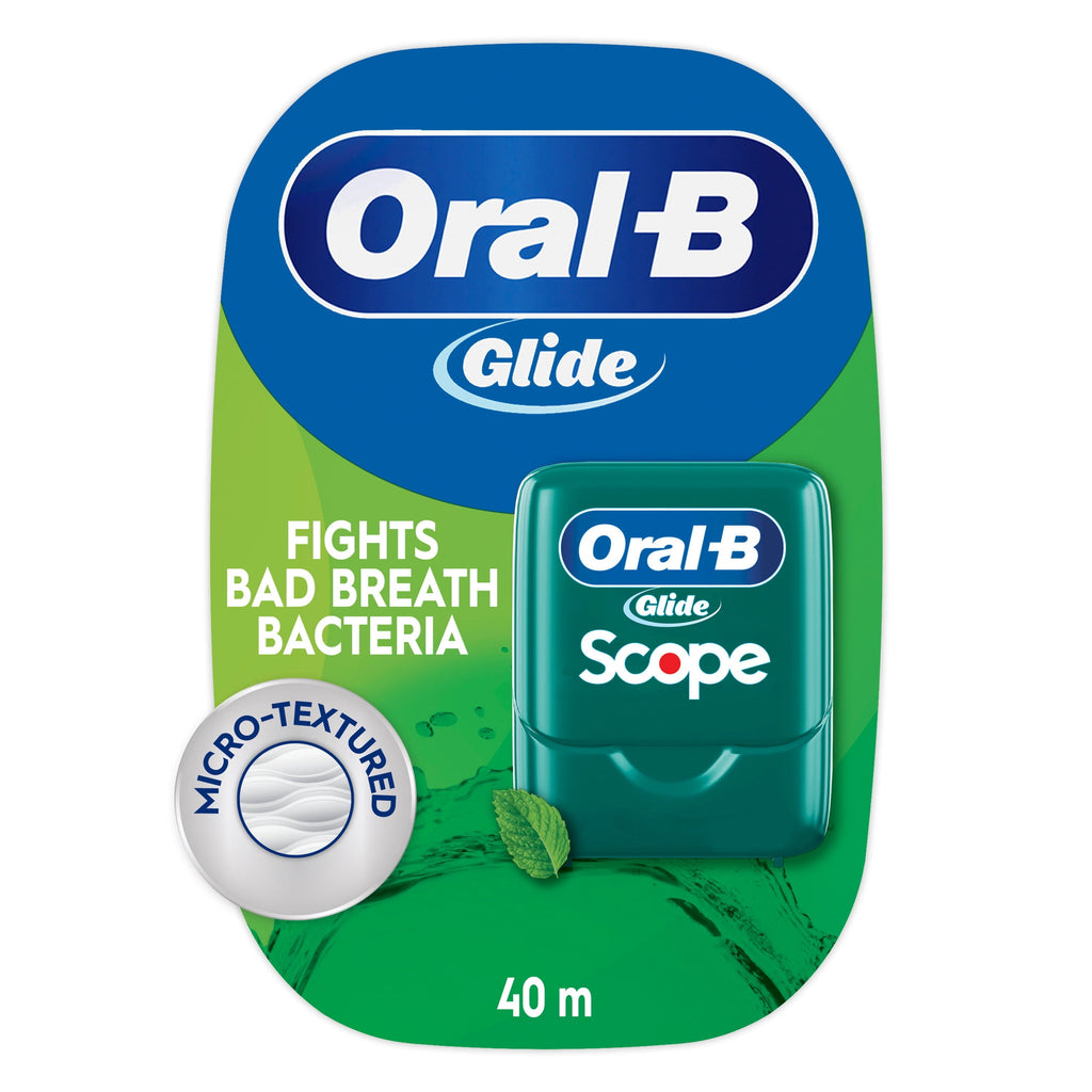 Floss, Glide with Scope Flavor, Mint Dental Floss, 40 meters
