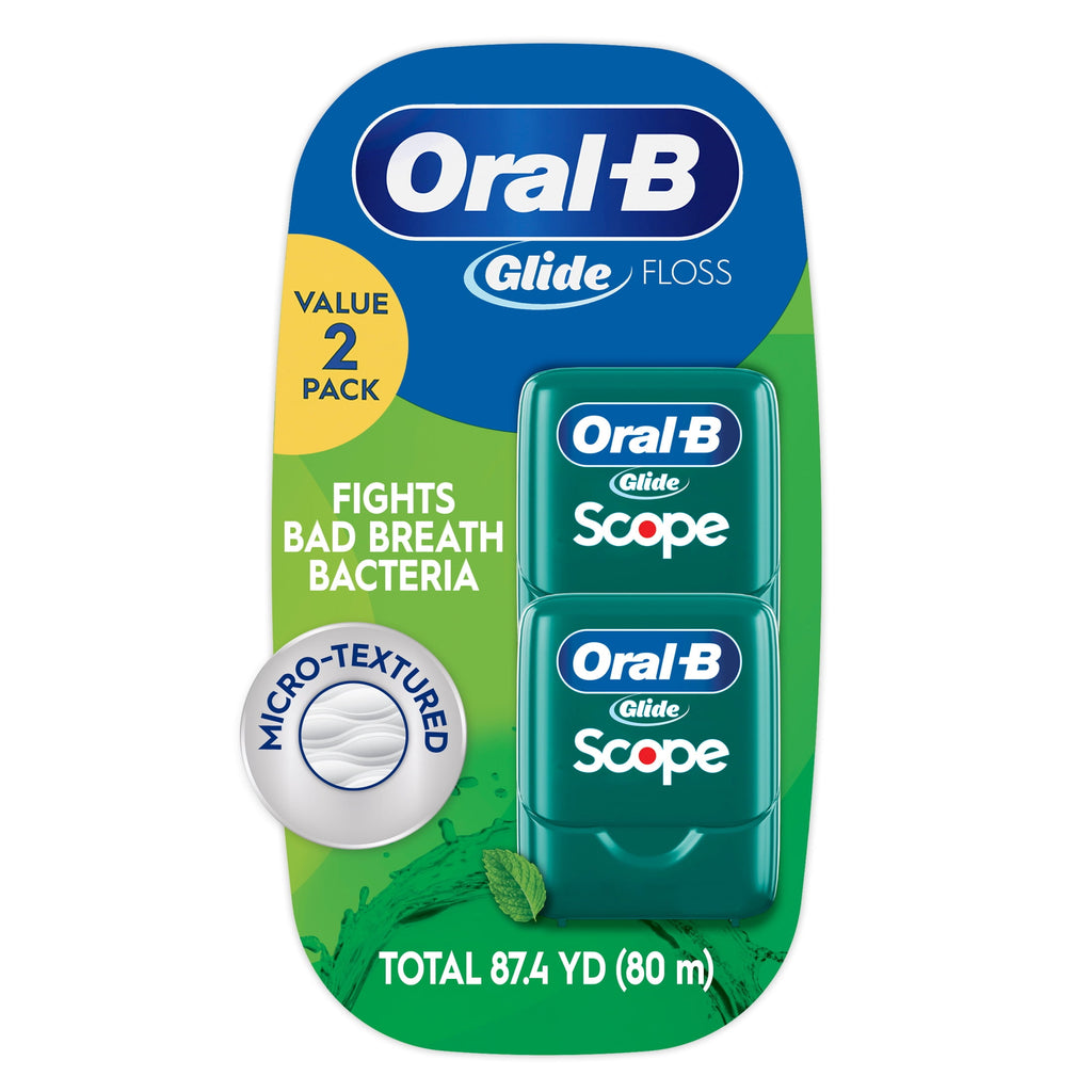 Floss, Glide with Scope Flavor, Mint Dental Floss, 40 meters