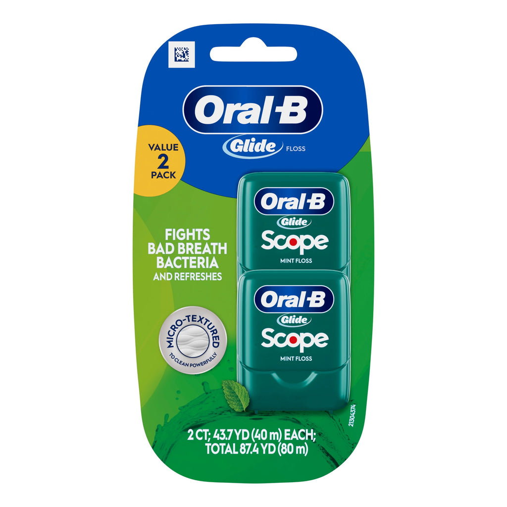 Floss, Glide with Scope Flavor, Mint Dental Floss, 40 meters