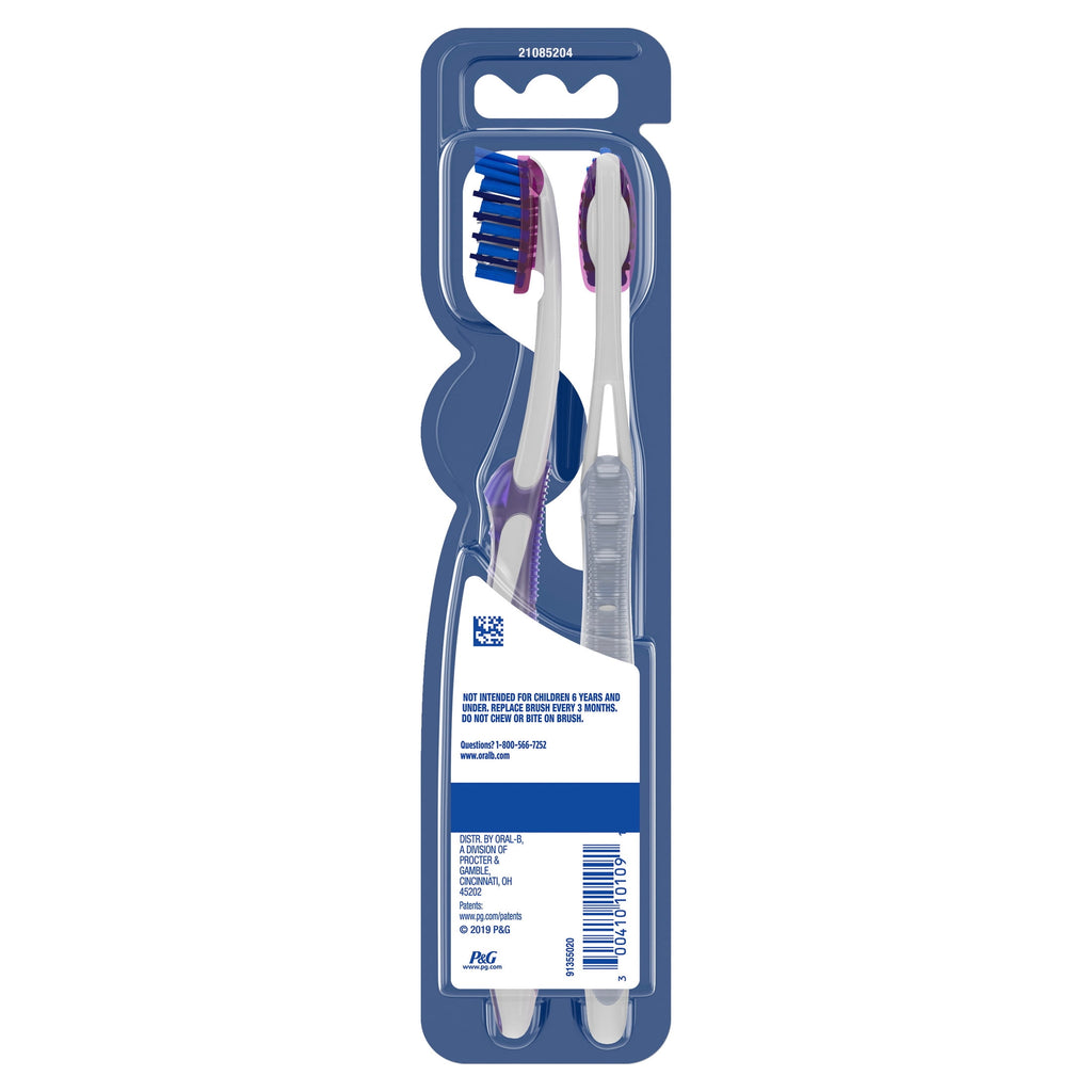 Toothbrush Pack, Pro Whitening Manual Toothbrush, Medium Bristles, 2 Count