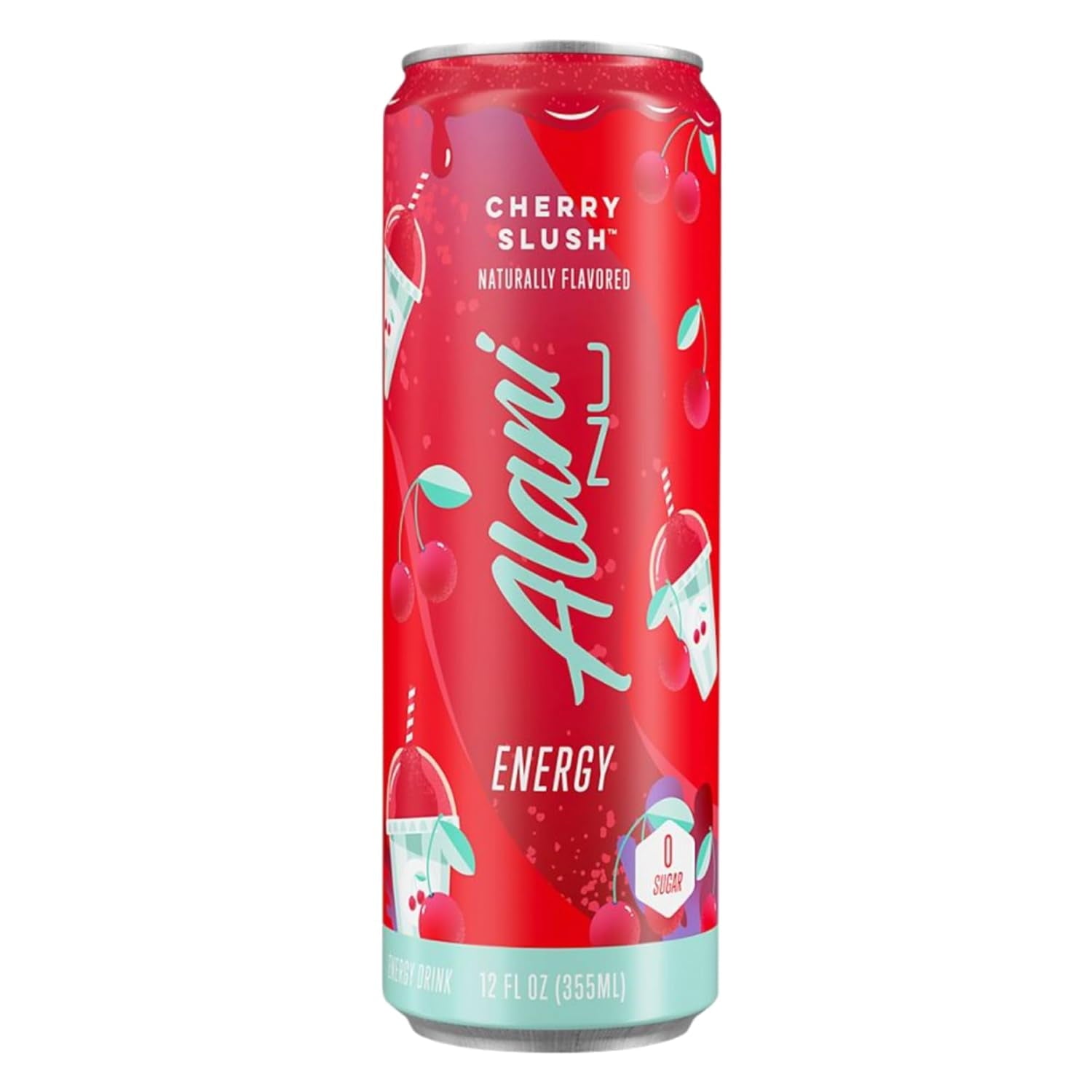 New  Energy Drinks Sherbet Swirl, Cherry Slush Flavors Variety Pack, Biotin B Vitamins, Sugar-Free, Low-Calorie, 200mg Caffeine, Energy Boost Drink 12 fl oz (Pack of 6)