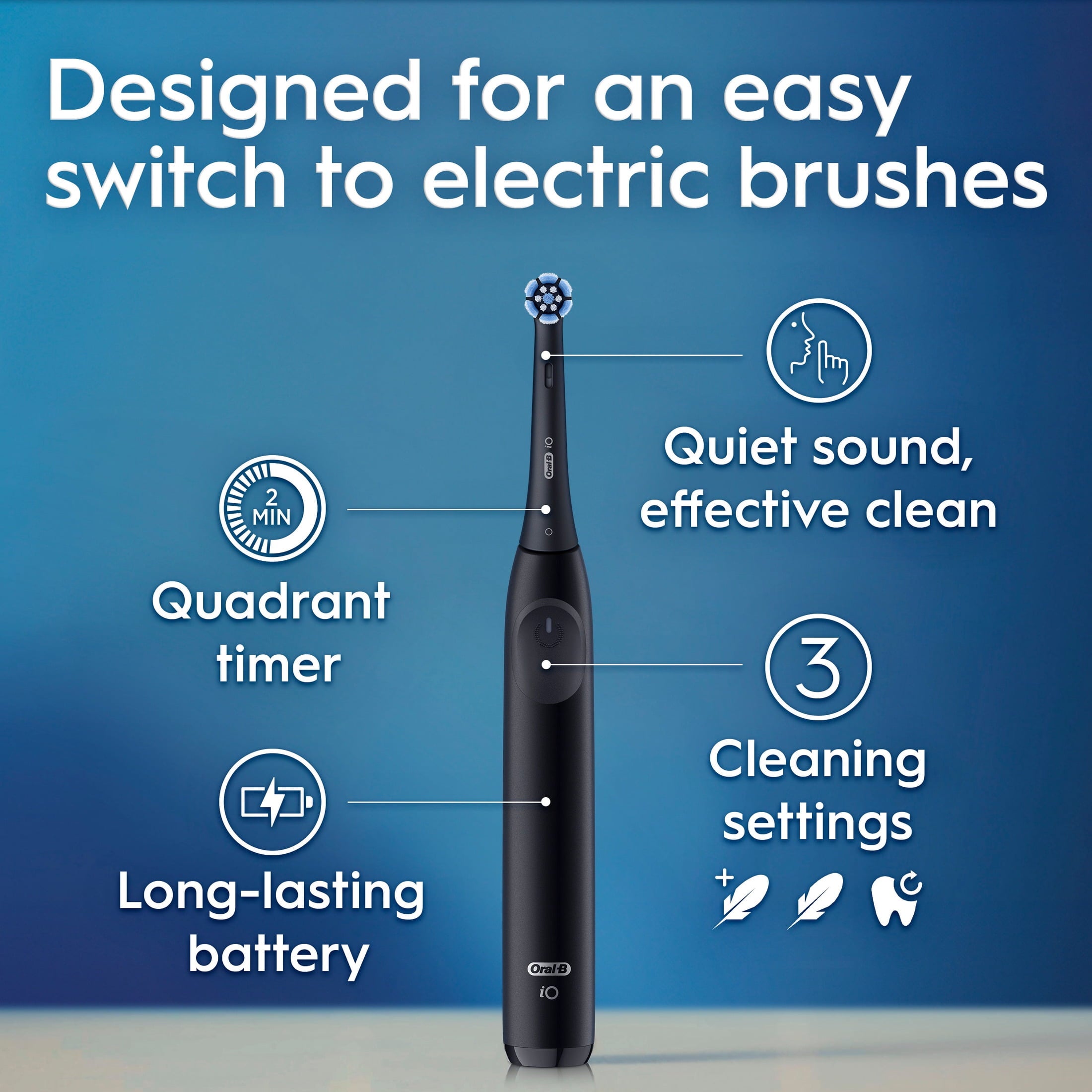 iO Electric Toothbrush, Series 2, Pure White