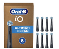 IO Ultimate Clean Replacement Brush Heads Black, 8 count