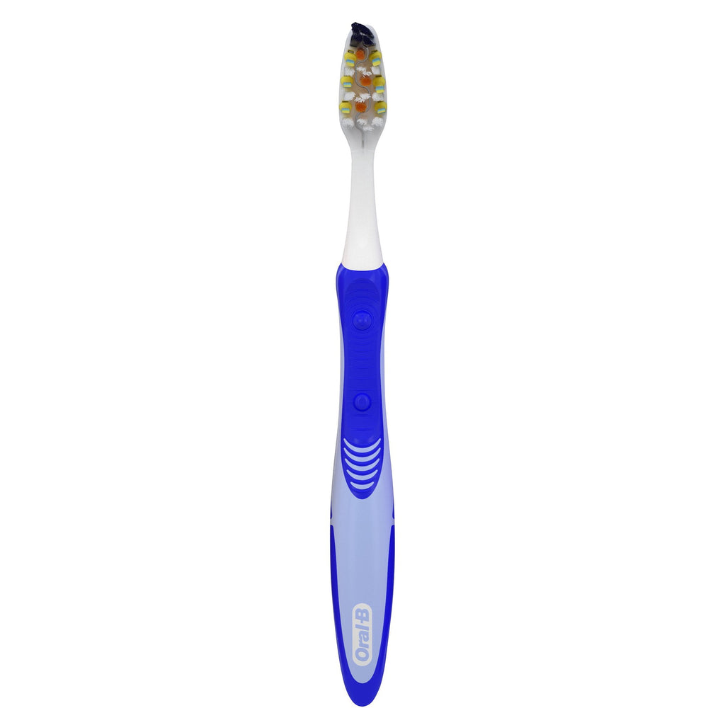 Vibrating Pulsar Expert Clean Battery Toothbrush w/ Microban, 1 ct, 3 Pack