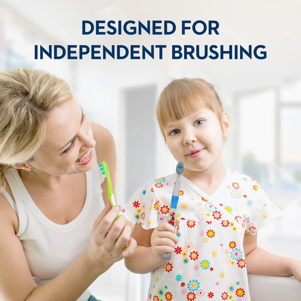 Kids Ages 3+ Spider Man Toothbrush Power Tip Bristles, 2ct, 3-Pack
