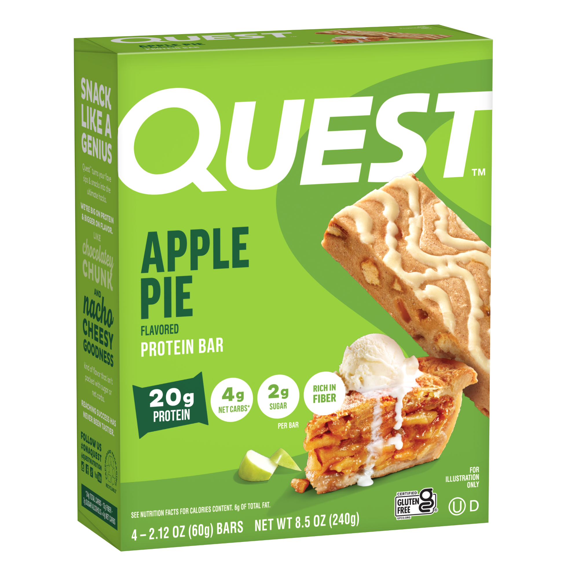 Apple Pie Protein Bars