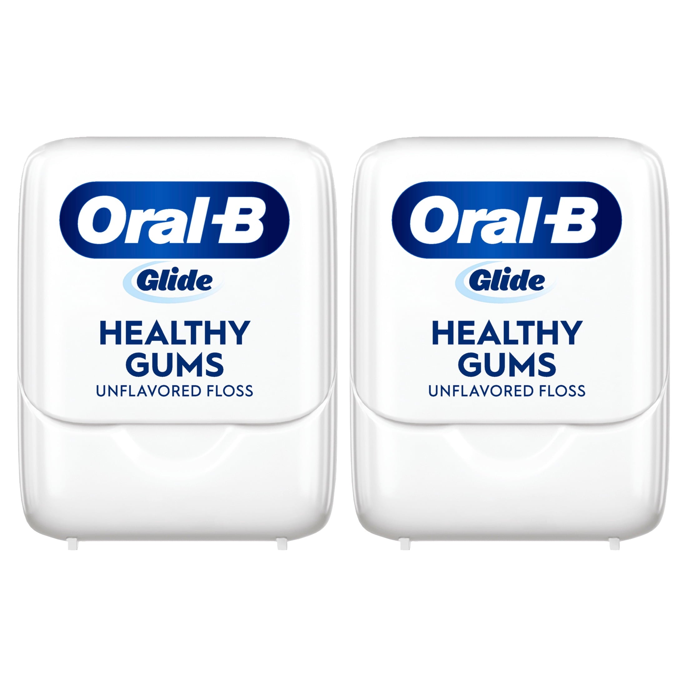Glide Healthy Gums Unflavored Dental Floss, Value 2 Pack (50m Each)