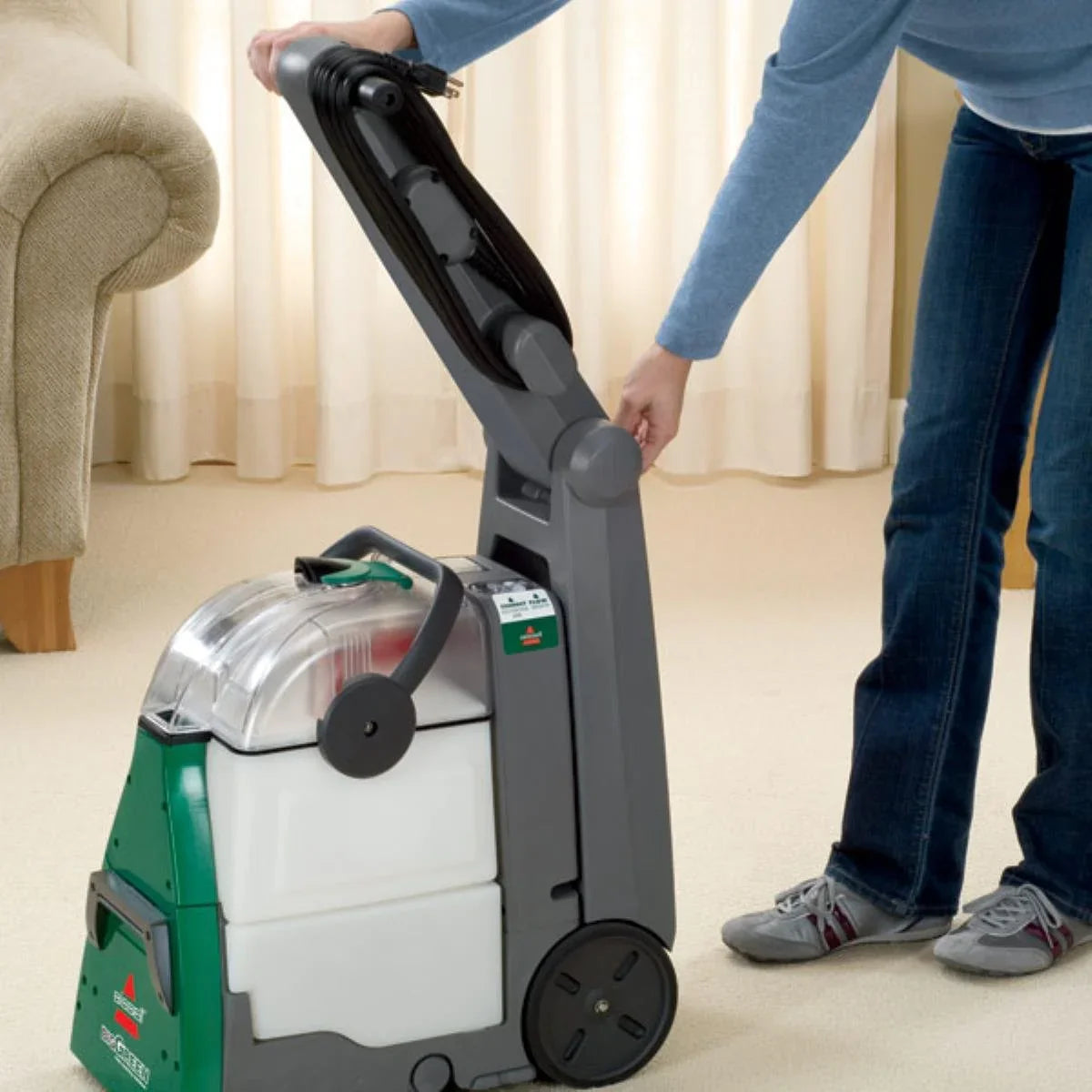 Commercial Bissell BigGreen Commercial BG10 Deep Cleaning 2 Motor Extractor Machine