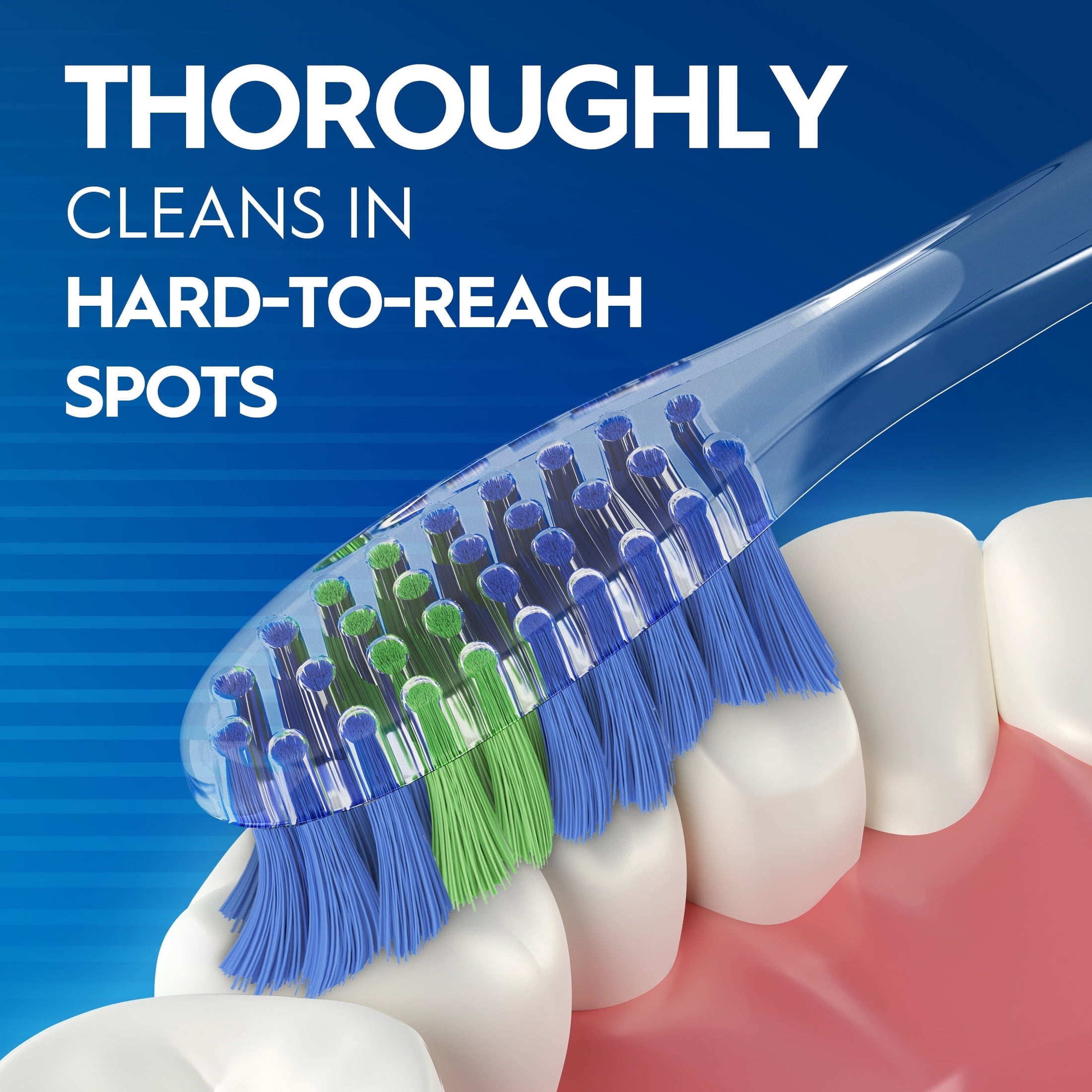 Toothbrush Advanced Clean, Color Changing Bristles, Soft, 2 Count