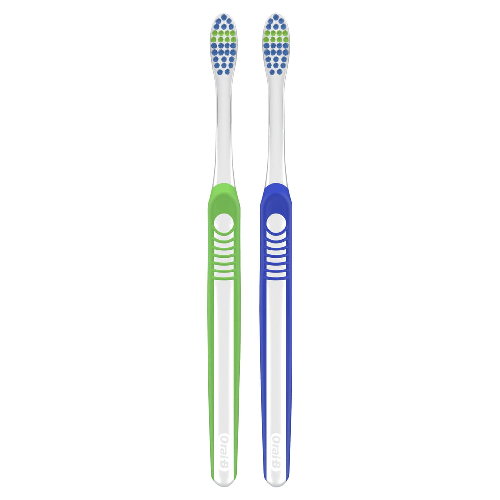 Toothbrush Advanced Clean, Color Changing Bristles, Soft, 2 Count