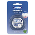 Expandable Ribbon Dental Floss, Mint, Expands for a Deep Clean, 50M