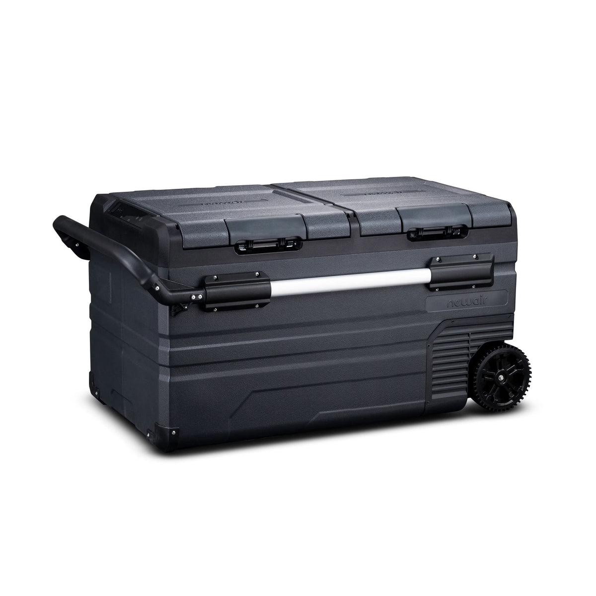 Newair 80 Qt. Portable 12v Electric Cooler with LG Compressor with Fridge and Freezer - NPR080GA00